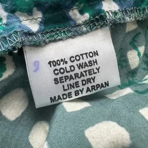 Marketplace Handwork of India Art to Wear Button Up Top Size XS/S Oversized - Picture 7 of 7